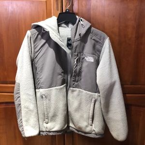 Women’s large North Face hooded fleece